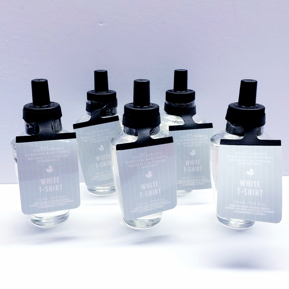 Bath & Body Works WHITE T-SHIRT Wallflowers Home Fragrance Refill (5 Pcs)
